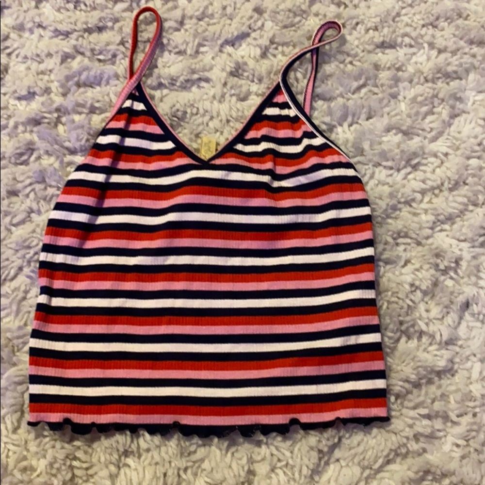 cropped tank top